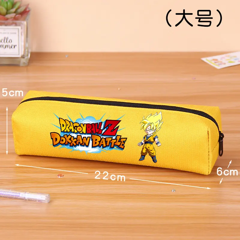 Dragon Ball Pen Pouch Goku Cartoon Anime Figures Pencil Case Student Trendy Large Capacity Pencil Bag Cute Stationery Bags Gift
