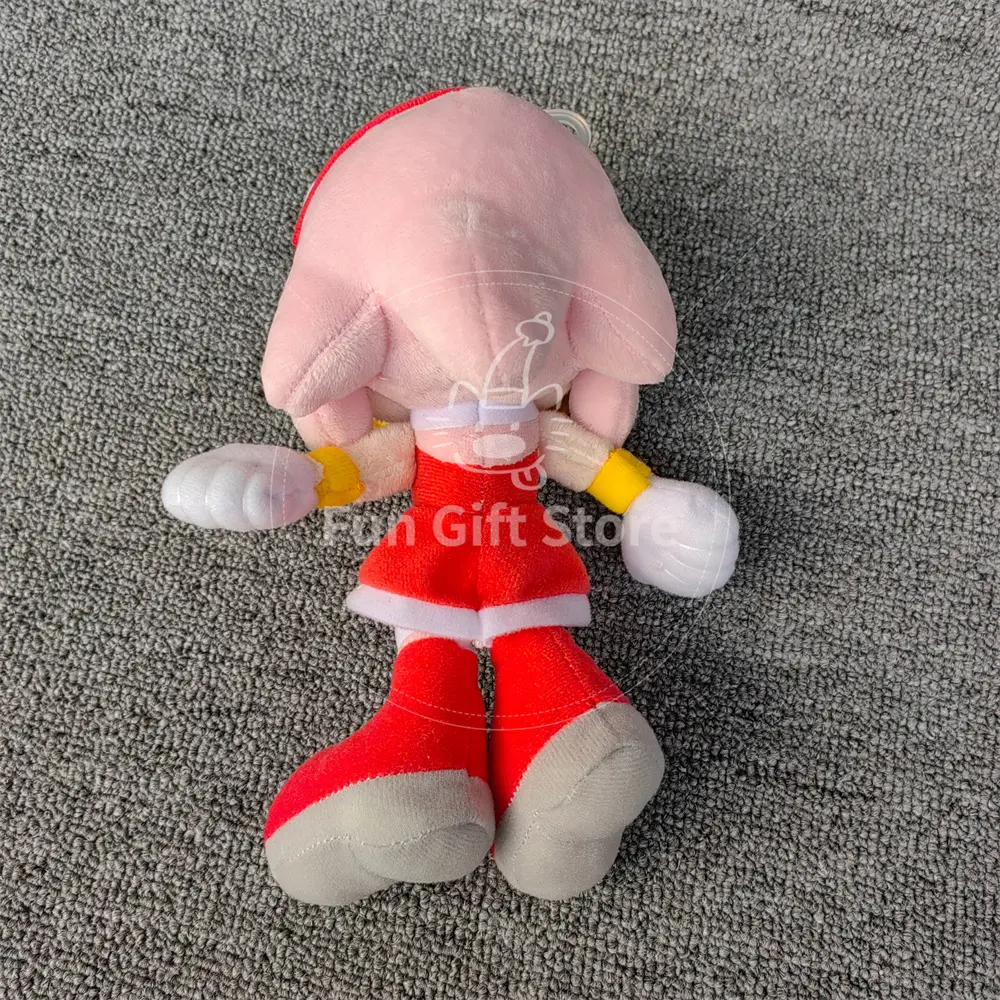 2025 20CM New Japanese Pink Plush Toy Amy rose Cute Cartoon Doll Girls Birthday Christmas Gifts