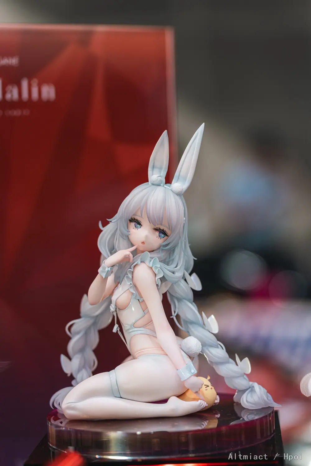 18CM Anime Game Azur Lane MNF Le Malin Figure Lazy White Rabbit 1/4 Listless Lapin Ver TF Edition Model Toy Gift Action Figure