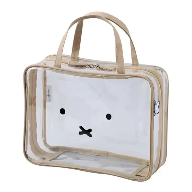 4pcs Kawaii Miffys Cute Large Capacity Makeup Bag Cartoon Cosplay Travel Storage Handbag Toiletries Classification Bag Toy Gift