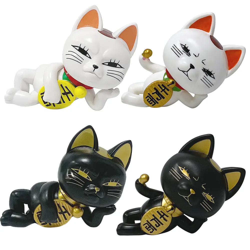 7.5CM Anime Dandadan Figure Turbo Granny The Lucky Cat Model toy doll Aciton Figure Desktop Car Ornaments Tea Pet