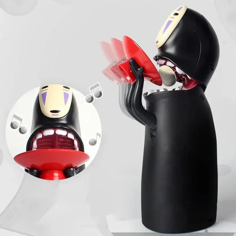 Japanese Anime Movie No Face Man Model Figure Doll Piggy Bank Faceless Man Piggy Bank Can Automatic Eat Coin Boys Birthday Gifts