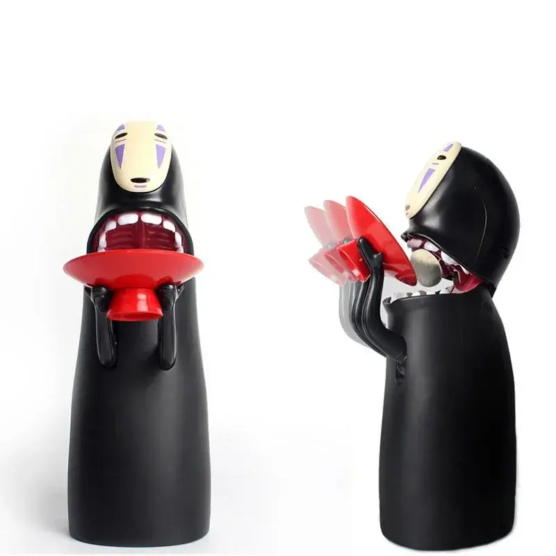 Japanese Anime Movie No Face Man Model Figure Doll Piggy Bank Faceless Man Piggy Bank Can Automatic Eat Coin Boys Birthday Gifts