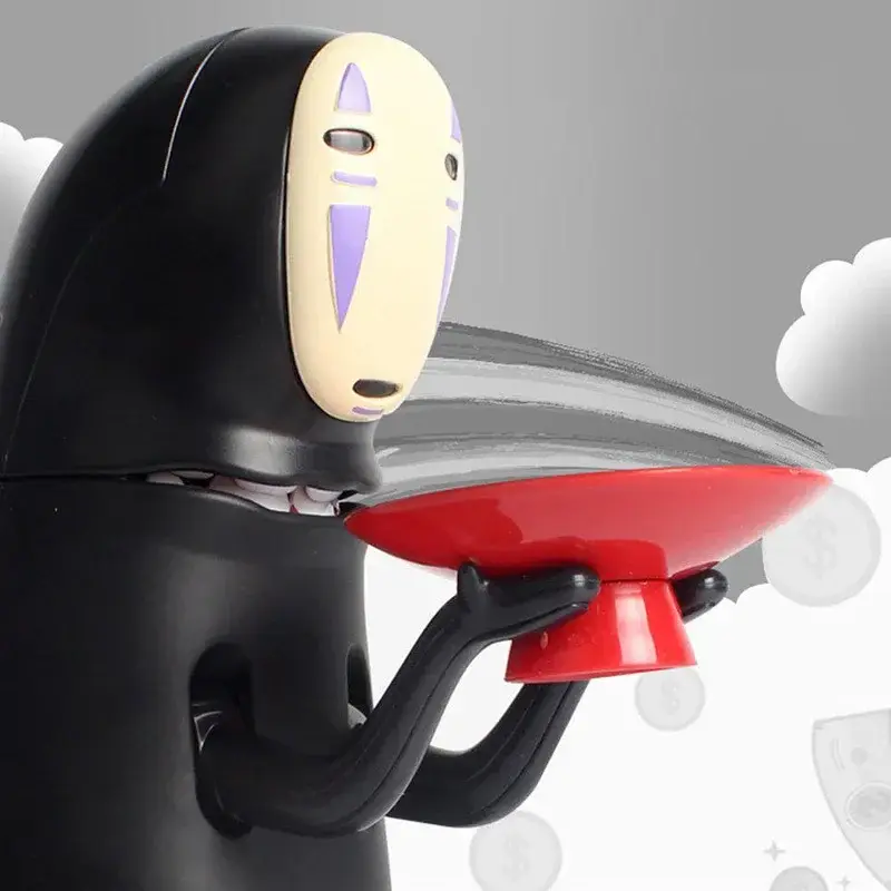 Japanese Anime Movie No Face Man Model Figure Doll Piggy Bank Faceless Man Piggy Bank Can Automatic Eat Coin Boys Birthday Gifts