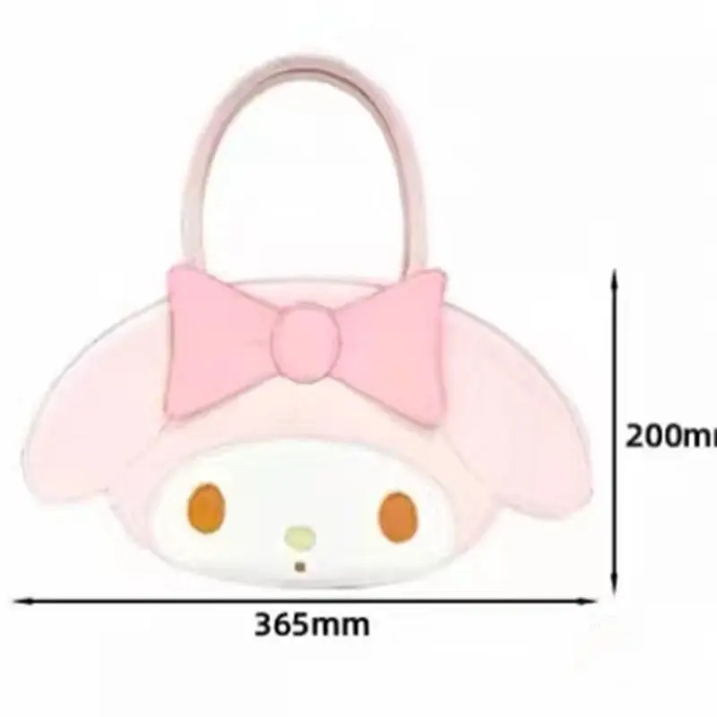 Cute cartoon characters My Melody cross-span bag Japanese and Korean shoulder bag Creative design Beautiful bag Holiday gift