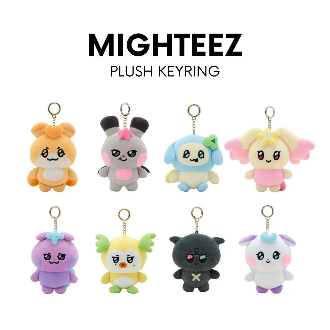 2025 ATEEZ New Aniteez Kawaii Stuffed Animals Plushies Toy Korean Room Decor Gifts
