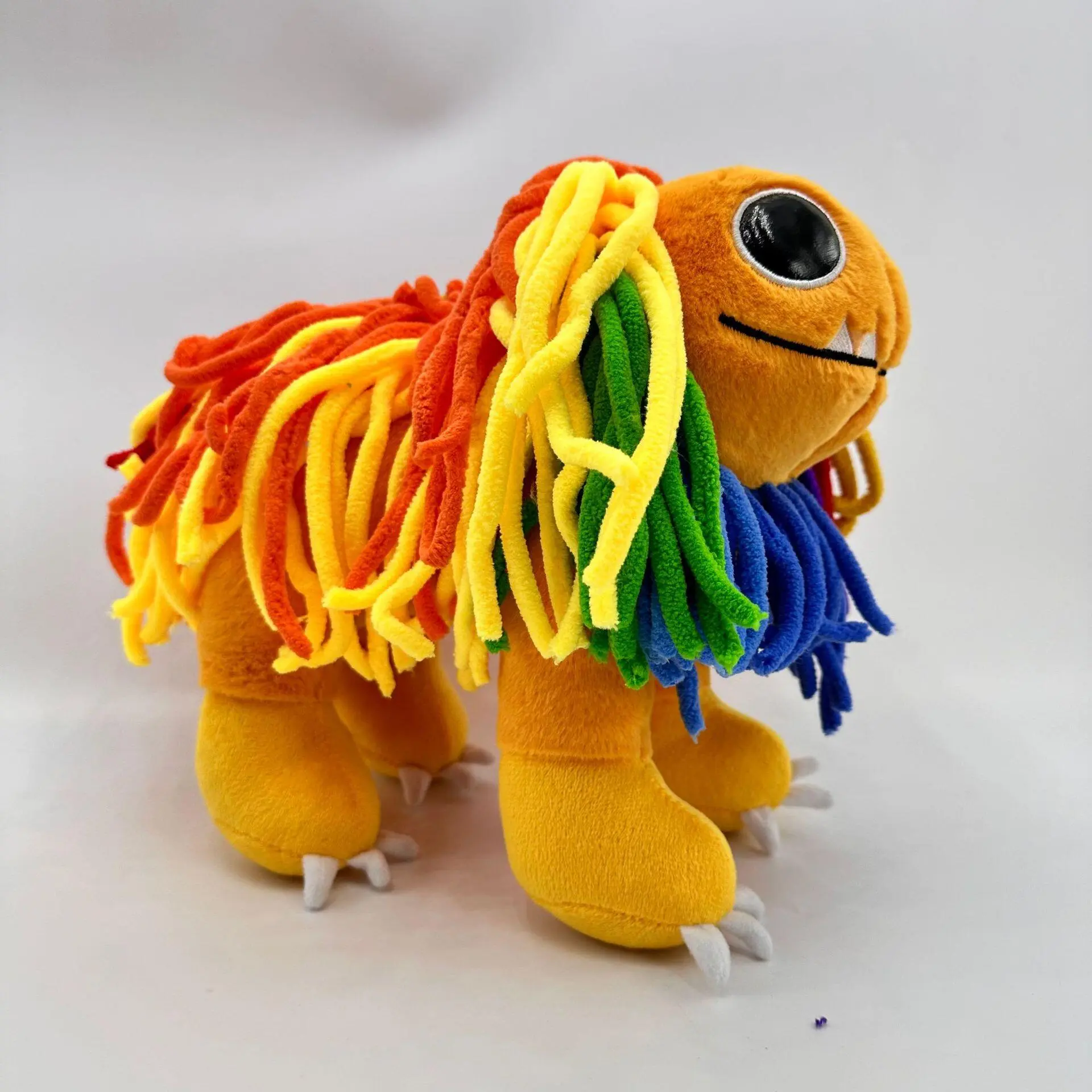 25cm Yarnaby Smiling Devil Lion Small Animal Halle Sawyer Smiling Friend Weak Magnet Plush Doll Anime Action Gift Toys KIDS