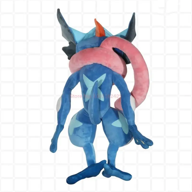 Large 150CM Animals Pokemon Kawai Greninja Plush Toys Soft Stuffed Doll Cute Throw Pillow Room Decor 70CM Children Birthday Gift
