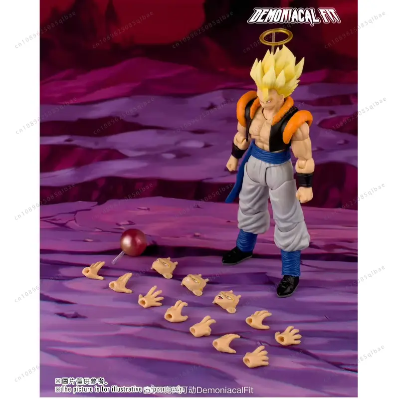 【In Stock】Demoniacal Fit Dragon Ball SHF Super Saiyan SSJ Gogeta Anime Action Figure Custom Model Toys