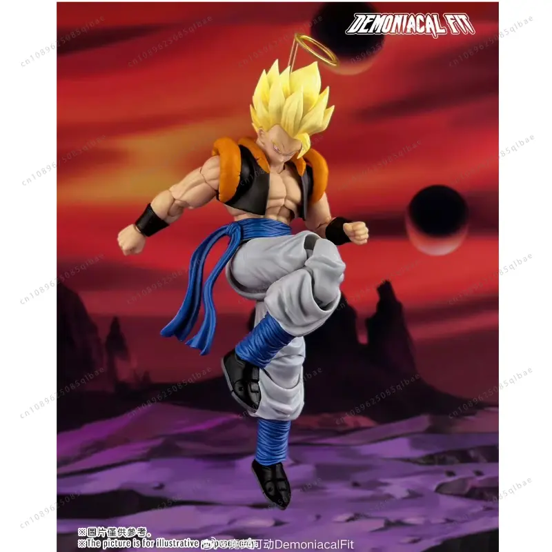 【In Stock】Demoniacal Fit Dragon Ball SHF Super Saiyan SSJ Gogeta Anime Action Figure Custom Model Toys