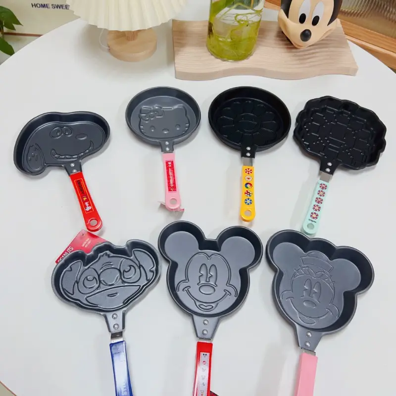 Creative Cartoon Fried Egg Pan Snoopys Pancake Pan Open Flame Induction Cooker Frying Pan for Boys and Girls Cute DIY Supplies