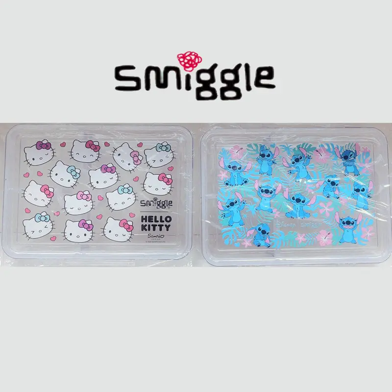 New Miniso Hello Kitty Simggle Cartoon Stitch Lunch Box Tirtan Lunch Box Student Insulation Kawaii Lunch Box