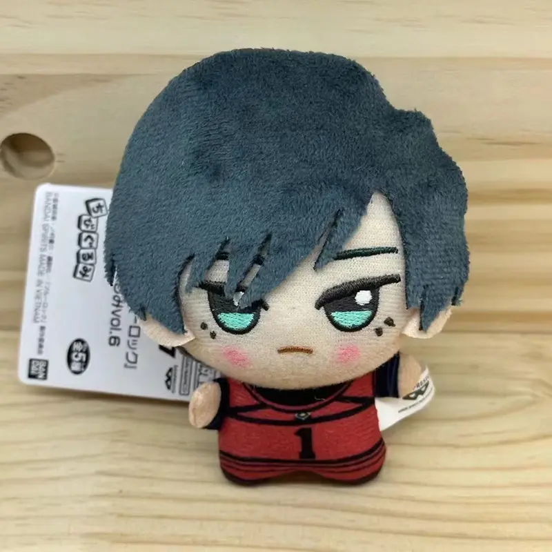 Mini BLUE LOCK Plush Stuffed Doll Seishiro Nagi Isagi Yoichi Chigiri Bachira Meguru Doll Pendant Keychain Toy For Gifton Birthda