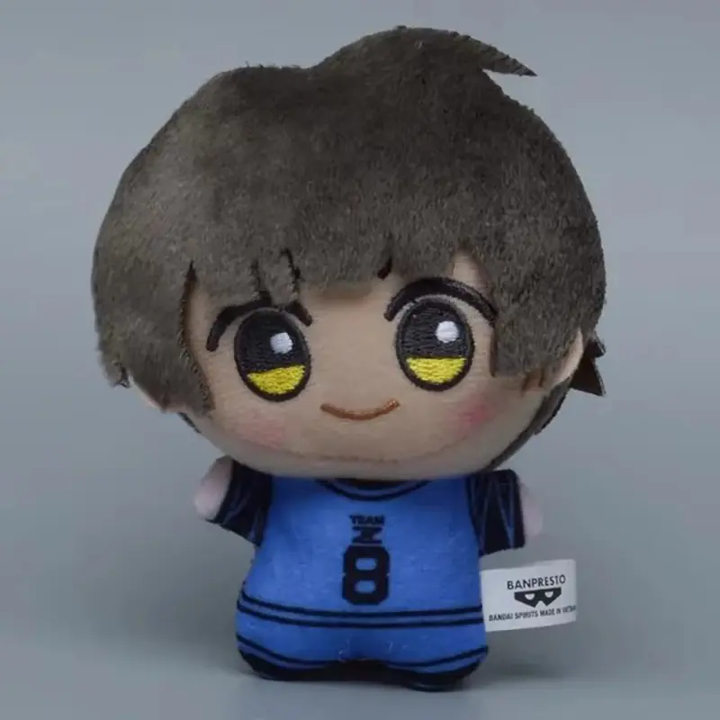 Mini BLUE LOCK Plush Stuffed Doll Seishiro Nagi Isagi Yoichi Chigiri Bachira Meguru Doll Pendant Keychain Toy For Gifton Birthda
