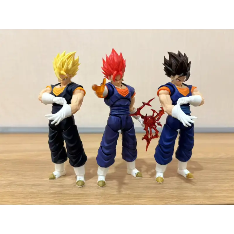 OC Toys Dragon Ball SHF Super Saiyan SSJ Veggetoo Son Goku Vegito 3.0 Figure Body Anime Action Figures Models Gifts Toys