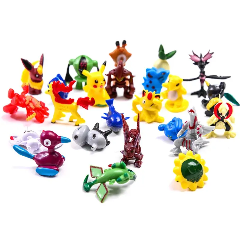 20/pcs Pokemon PokBalls Action & Toy Figures 7cm balls +20pcs figur Random Mini Pokemon Inside Toy Figures for kids gift ﻿