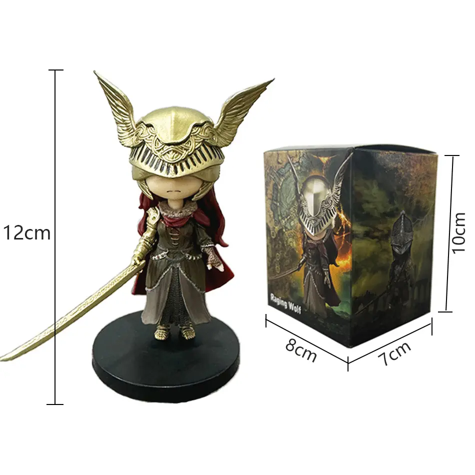In Stock Elden Ring Gaming Q Version Mini Ranni Cat Melina Malenia The Half-Wolf  Action Figure Lani Magic Ornaments PVC Dolls