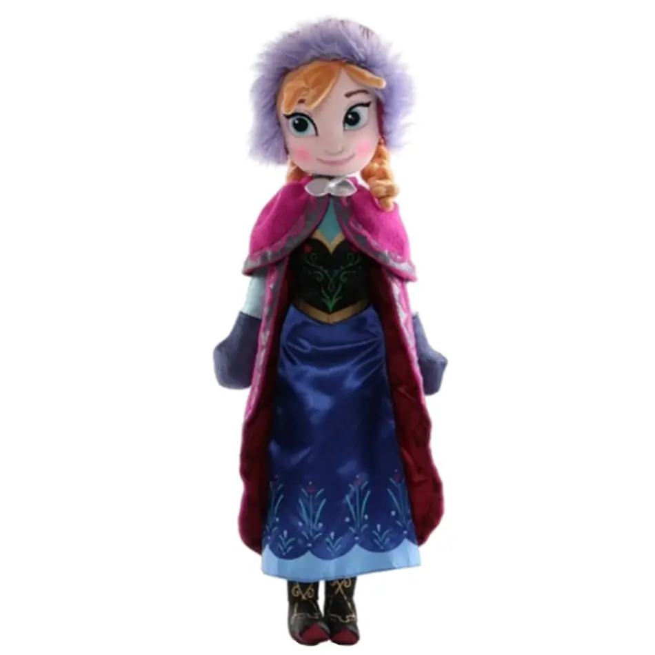 40-50 CM Frozen Anna Elsa Dolls Snow Queen Princess Anna Elsa Doll Toys Stuffed Frozen Plush Kids Toys Birthday Christmas Gift
