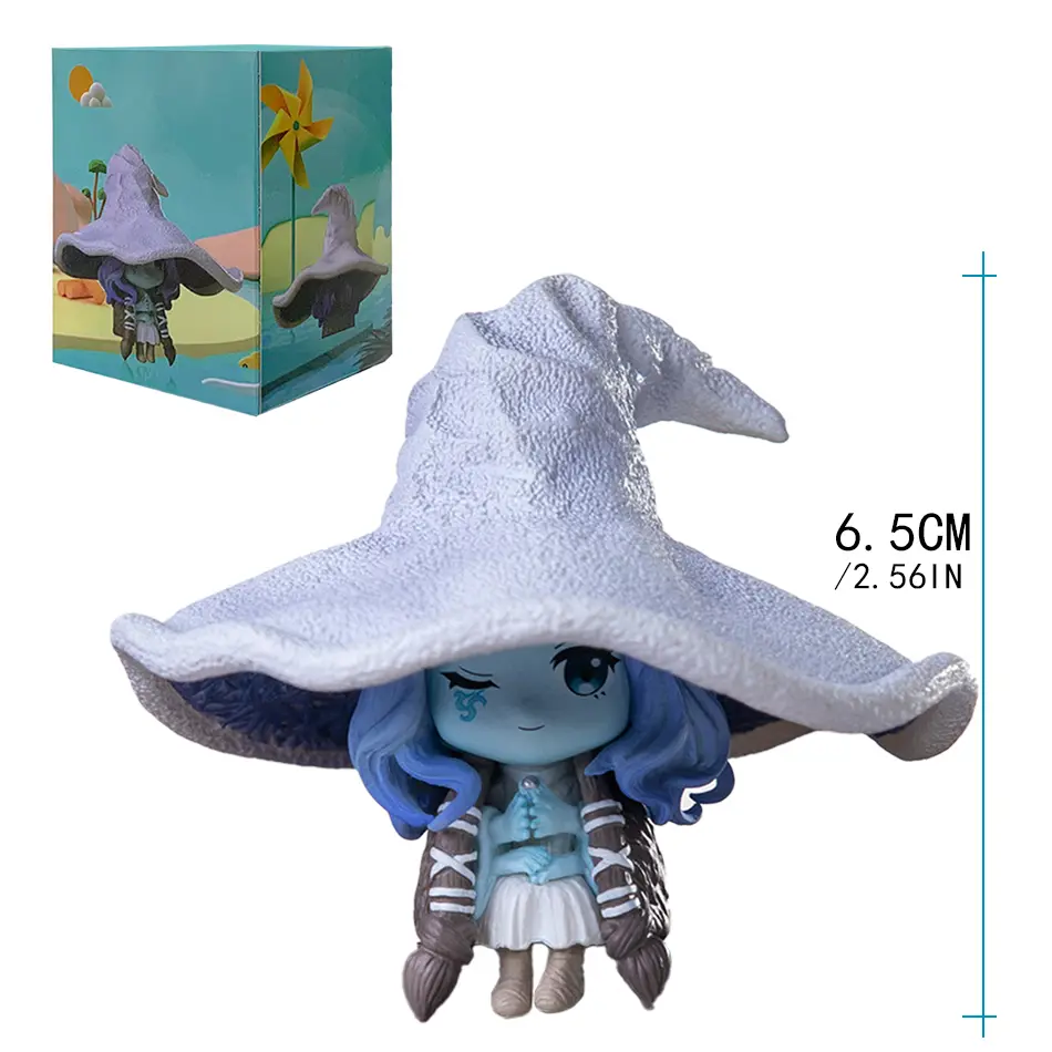 In Stock Elden Ring Gaming Q Version Mini Ranni Cat Melina Malenia The Half-Wolf  Action Figure Lani Magic Ornaments PVC Dolls