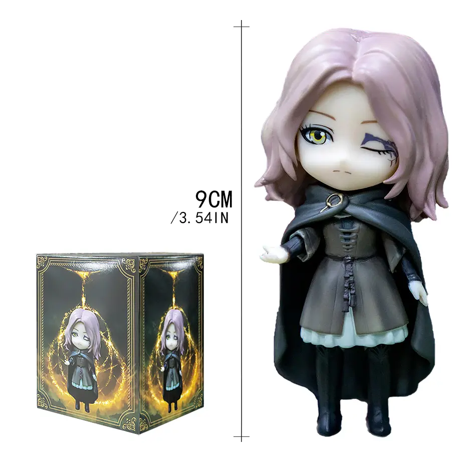 In Stock Elden Ring Gaming Q Version Mini Ranni Cat Melina Malenia The Half-Wolf  Action Figure Lani Magic Ornaments PVC Dolls