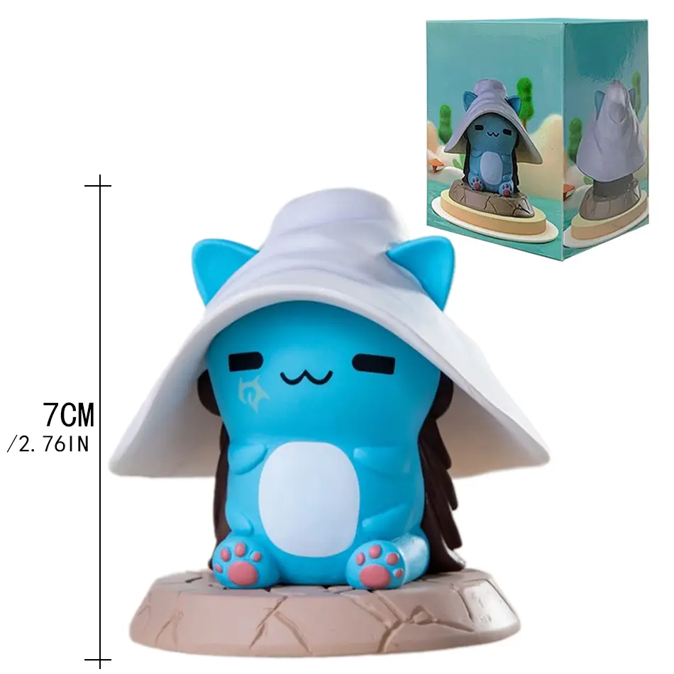 In Stock Elden Ring Gaming Q Version Mini Ranni Cat Melina Malenia The Half-Wolf  Action Figure Lani Magic Ornaments PVC Dolls