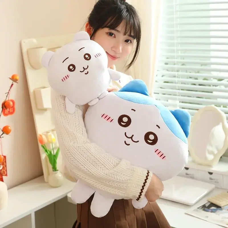 New Hachiware Plush Toy Cute Chiikawa Pillow Japanese Style Filling Kawaii Anime Plush Toy Usagi Doll Bag Pendant Gift