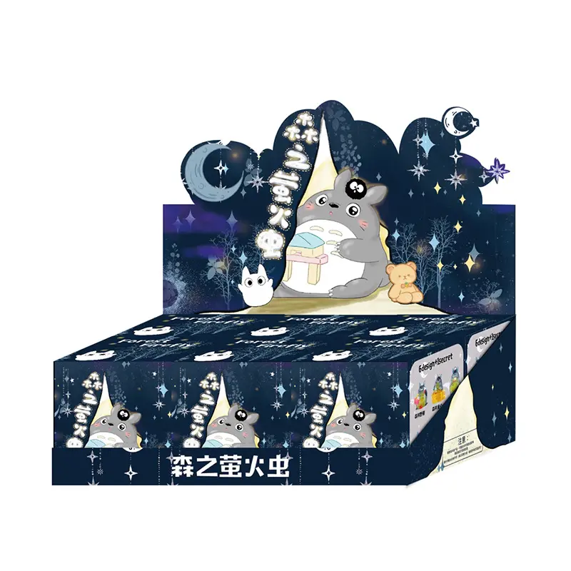 2025 New Hayao Miyazaki Anime Fairy Tale Valley Forest Firefly Version Blind Box Figurine Peripheral Accessories Children Gift