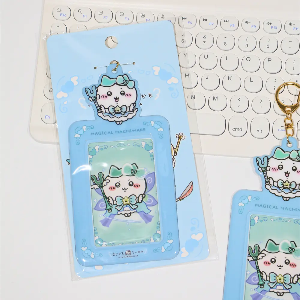 Cartoon Chiikawa Photocard Holder Anime Hachiware Usagi ID Card Case Student Identity Card Protect Sleeves Kids Girls Gifts
