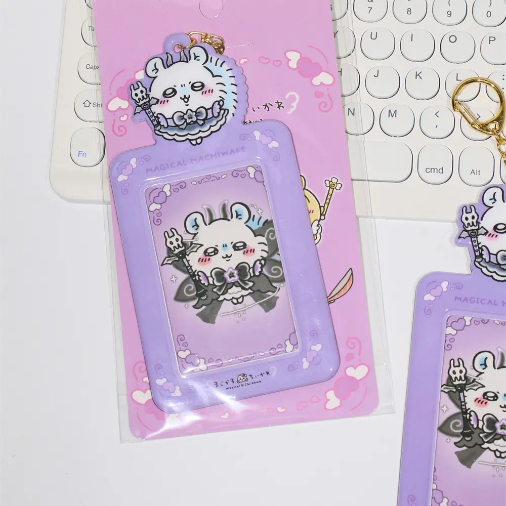 Cartoon Chiikawa Photocard Holder Anime Hachiware Usagi ID Card Case Student Identity Card Protect Sleeves Kids Girls Gifts