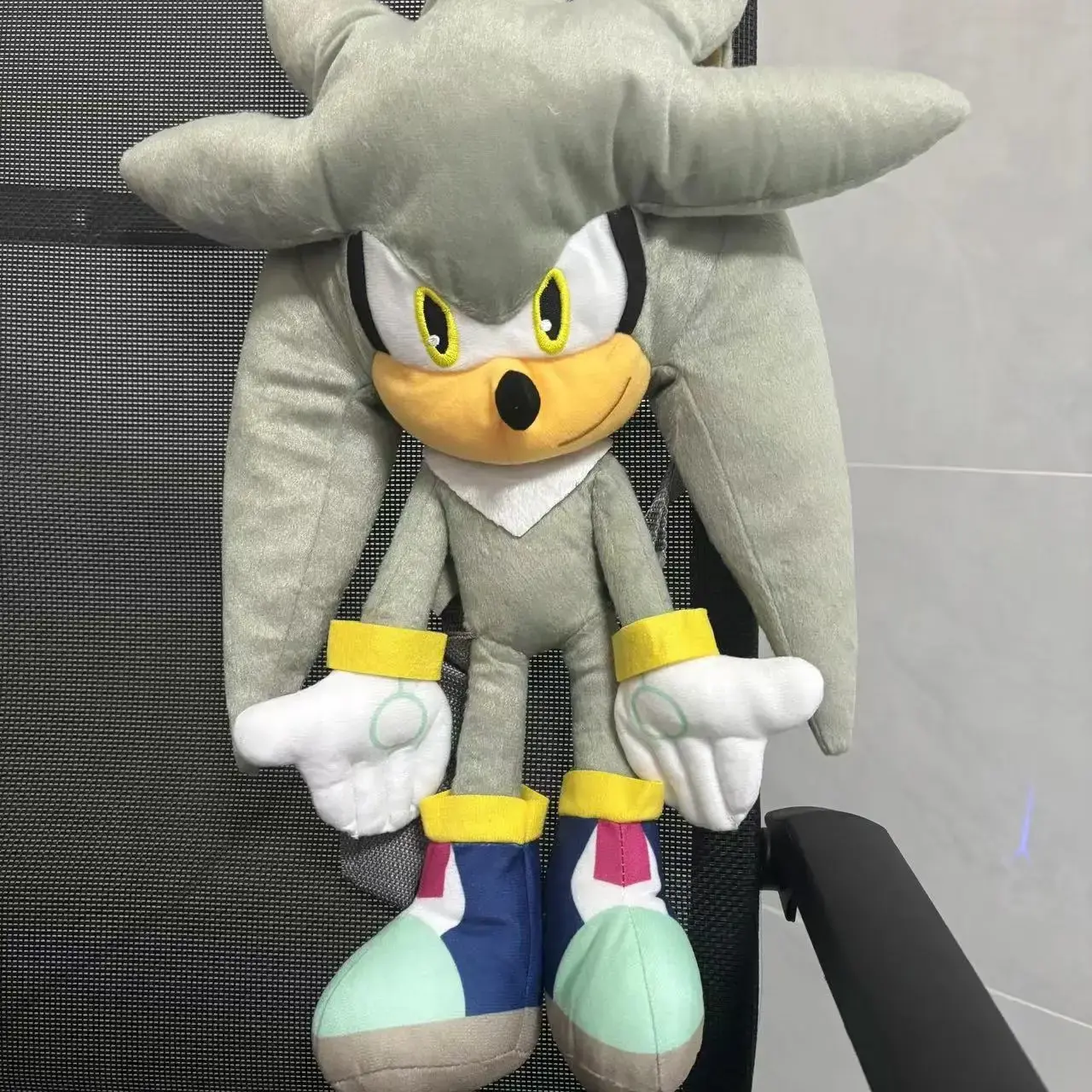 Classic shadow  Black Backpack tails amy 50CM Plush Backpack  Anime Silver Doll Children's Comfort Toy Birthday Christmas Gift