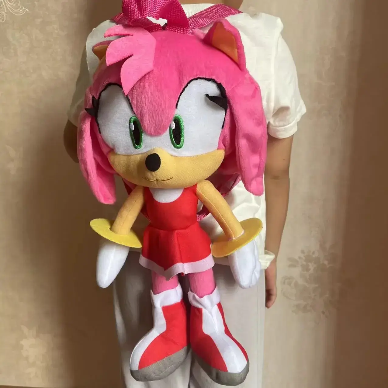 Classic shadow  Black Backpack tails amy 50CM Plush Backpack  Anime Silver Doll Children's Comfort Toy Birthday Christmas Gift