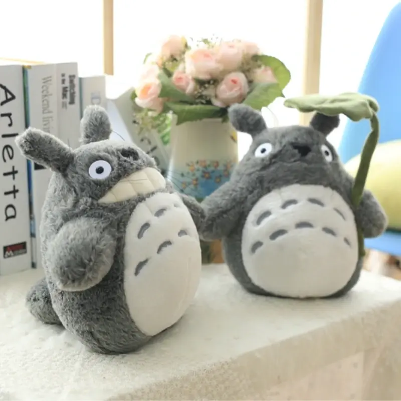 70cm Big Size Lotus Leaf Totoro Plush Toy Totoro Stuffed Animal Doll Totoro Plushies Sofa Bed Room Decor Kid Gifts Girl