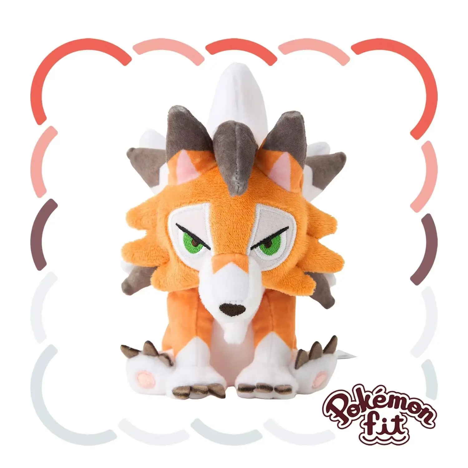 20 Styles Pokemon fit series Plush Toys Rockruff Charjabug Rowlet Soft stuffed dolls Marshadow Dedenne Tyranitar Snorlax Gift