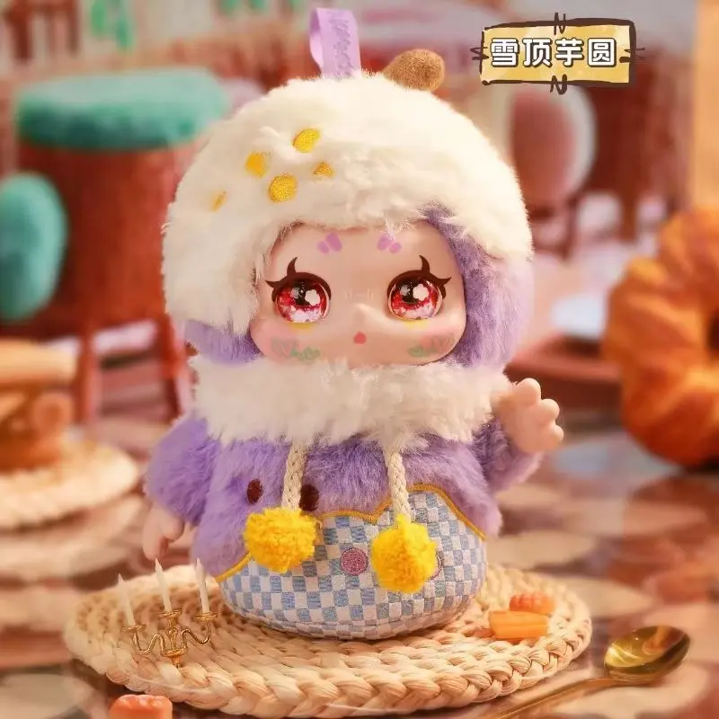 New Kimmon Let'S Cafe Series Mystery Vinyl Figure Blind Box Anime Cartoon Face Decor Backpack Pendant For Adults And Kids Gifts