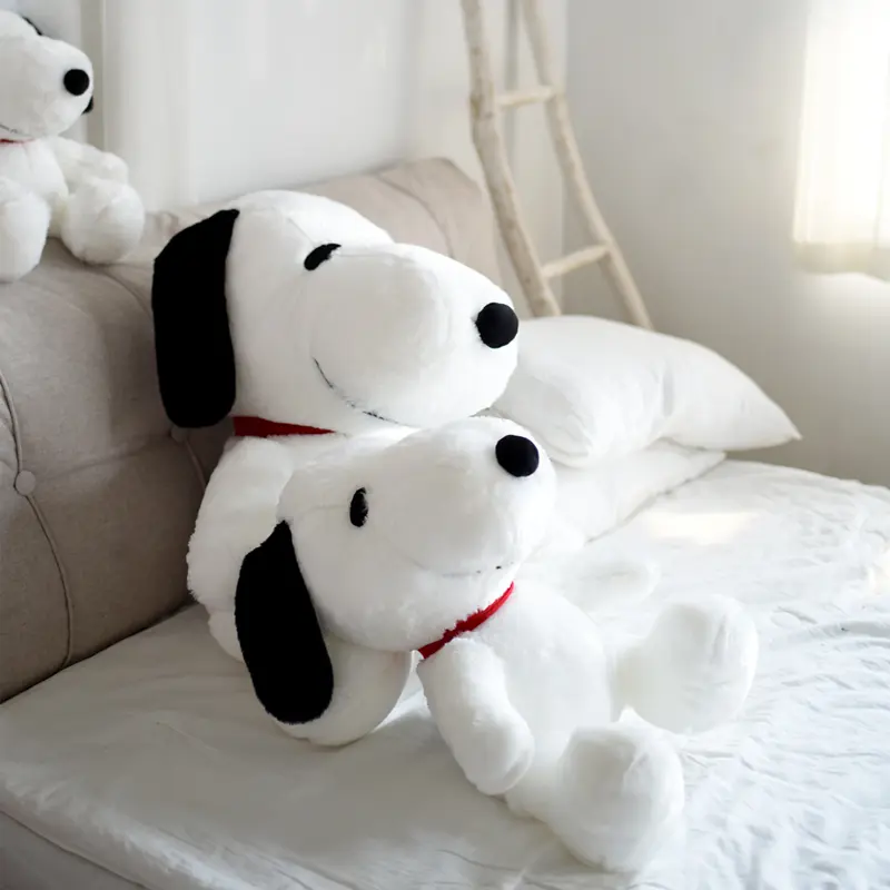40/60cm Snoopy Plush Toy Cuddly Snoopy Stuffed Cartoon Anime Comfortable Hug Plushies Birthday Gifts For Kid Girl