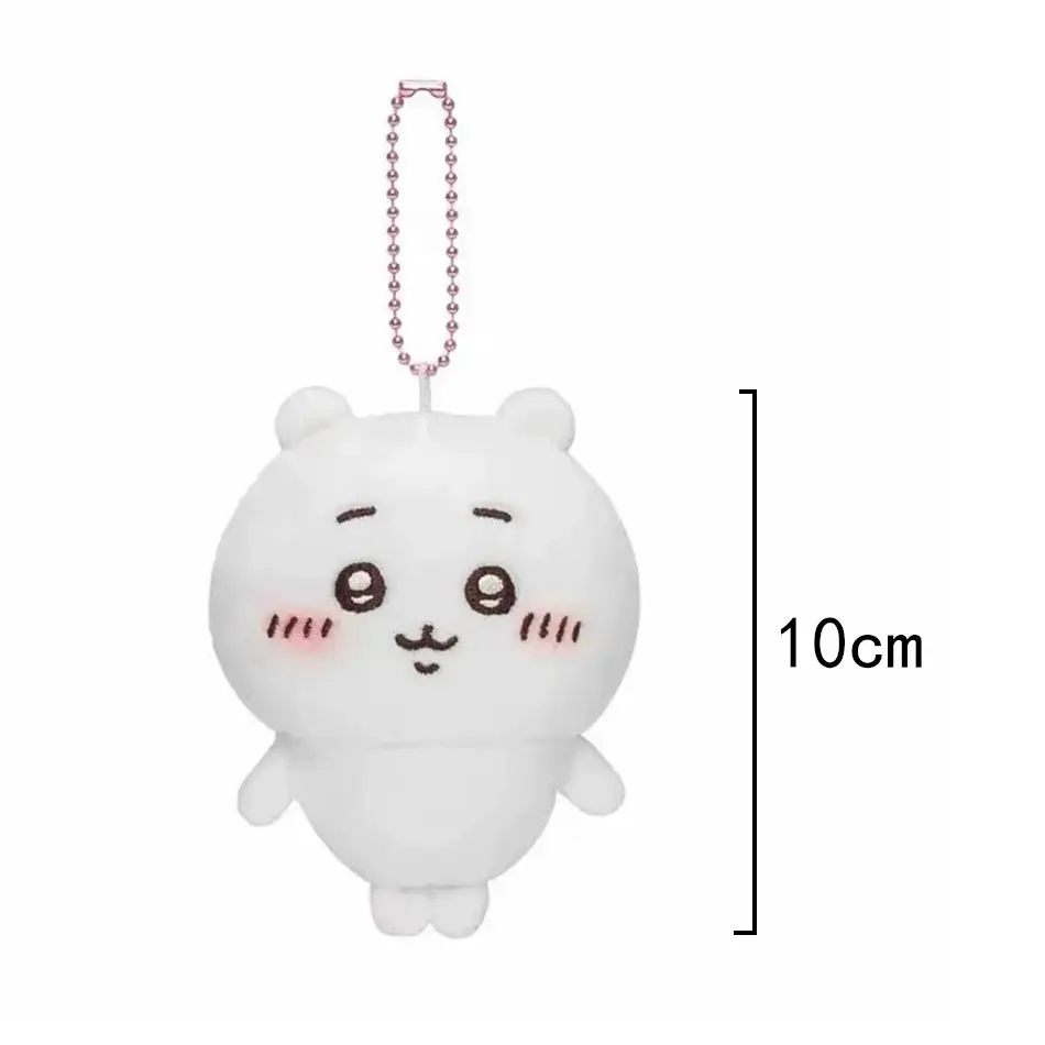 Anime Figures Chiikawa Cartoon Cute Plush Keychain Figures Hachiware Usachi Small Feet Pendant Self Deprecating Bear Doll Gift