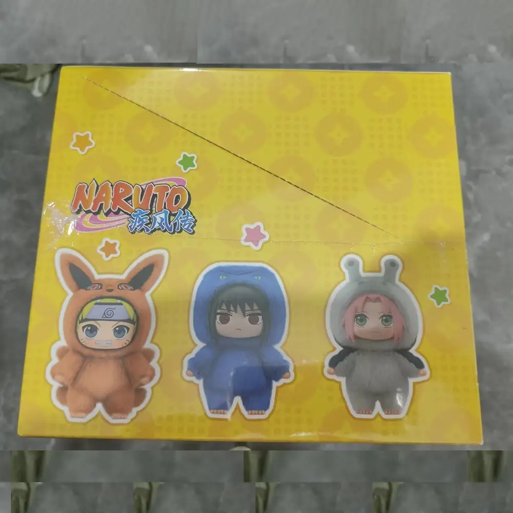 Original Miniso Uzumaki Naruto Mystery Surprise Box Shippuden Cute Beast Party Series Plush Doll Anime Gaara Sasuke Toys Gift