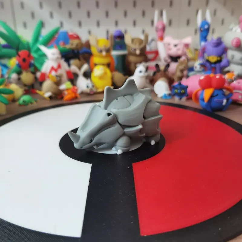 Anime Pokemon Rhyhorn Rhydon Rhyperior Figures 1:20 Proportion World Diy 3D Printing Cartoon Character Desktop Model Toy Gift