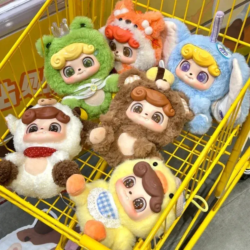 Q.Kids Animal Preschool Series Figure Blind Box Surprise Gift Cartoon Plush Dolls Q Baby  Mystery Box Model Decor Kids Gift Toys