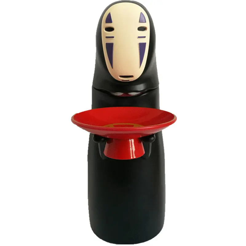 Cartoon Cute Faceless Male Adult Genuine Creative Girl Spirited Away Electric Eating Coin Piggy Bank Living Room Decoration Gift