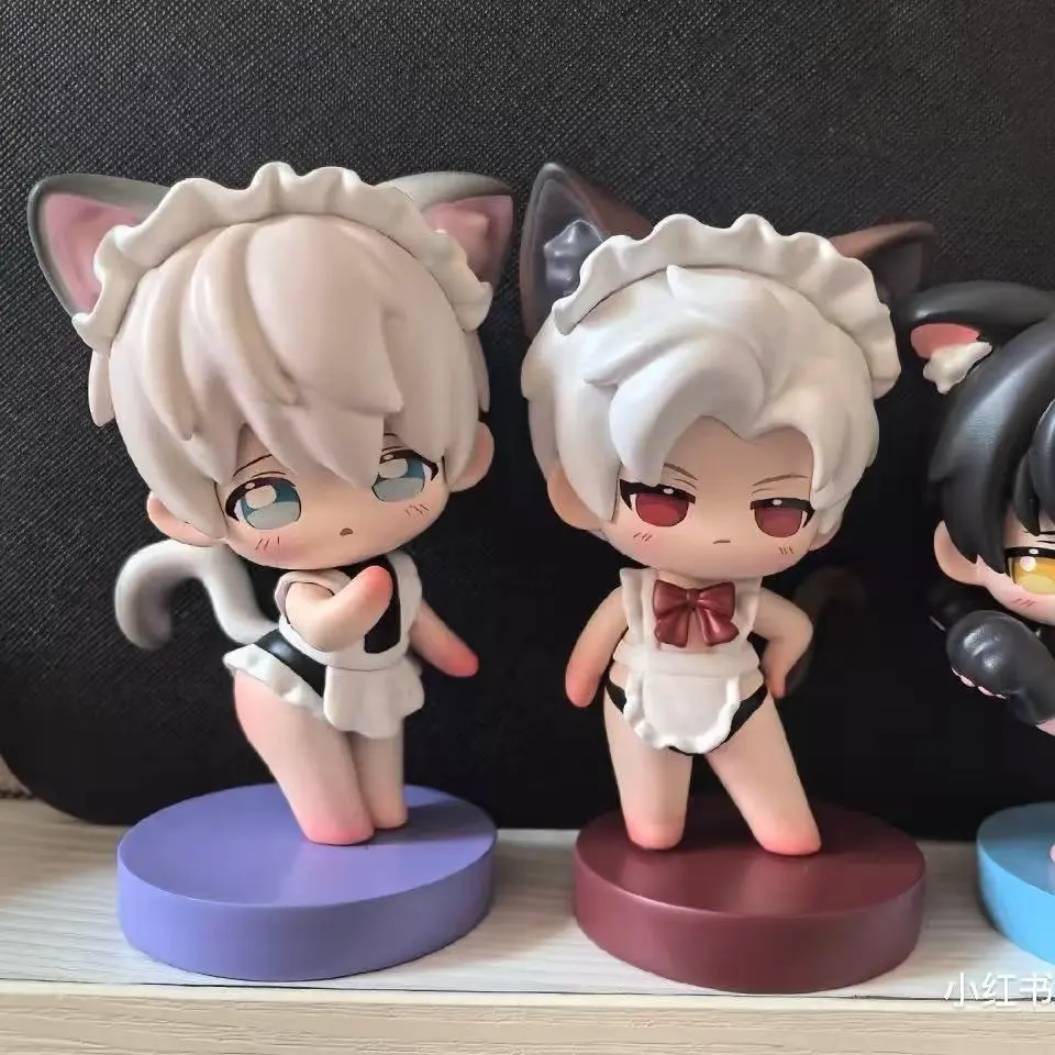 In Stock New Hot Cute Love And Deepspace Anime Figure Maid Costume Sylus Rafayel Zayne Xavier Sexy Pvc Model Collection Gifts