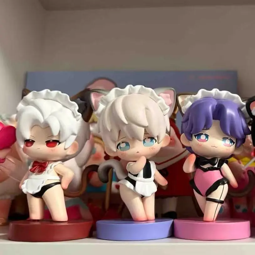 In Stock New Hot Cute Love And Deepspace Anime Figure Maid Costume Sylus Rafayel Zayne Xavier Sexy Pvc Model Collection Gifts