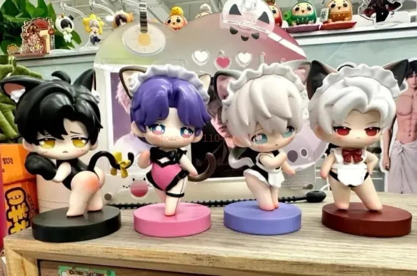 In Stock New Hot Cute Love And Deepspace Anime Figure Maid Costume Sylus Rafayel Zayne Xavier Sexy Pvc Model Collection Gifts