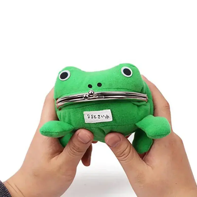 Bandai Naruto Frog Wallet Japanese Anime Frog Cute Wallet Cosplay Ninja Coin Purse Small Bag Holder