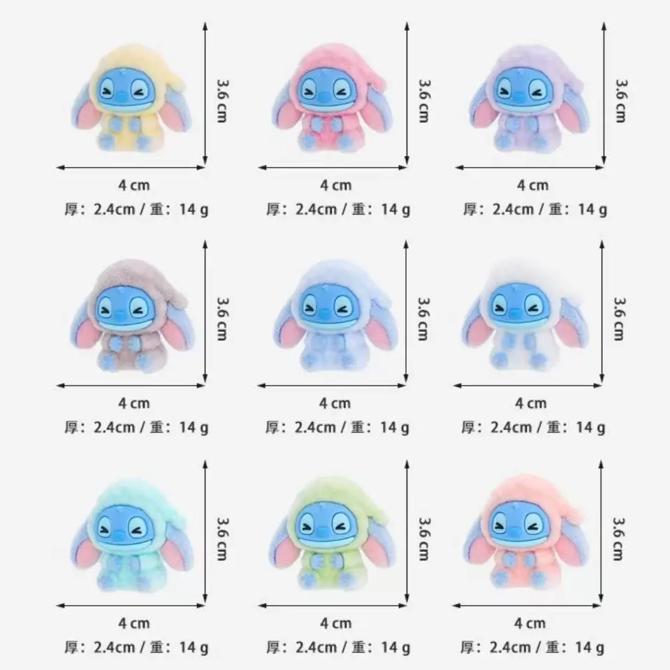 9pcs/Set Stitch Figure Toy MIni Figurine Desktop Decoration Model Ornaments Toys Boys Girls Christmas Gifts