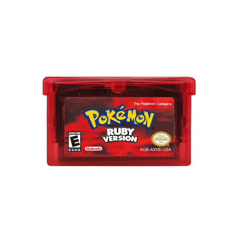 Pokemon Series GBA NDSL NDS GBM GBA SP Video Game Cartridge Cartoon Anime Classic Console Memory Card For Nintendo Game Card