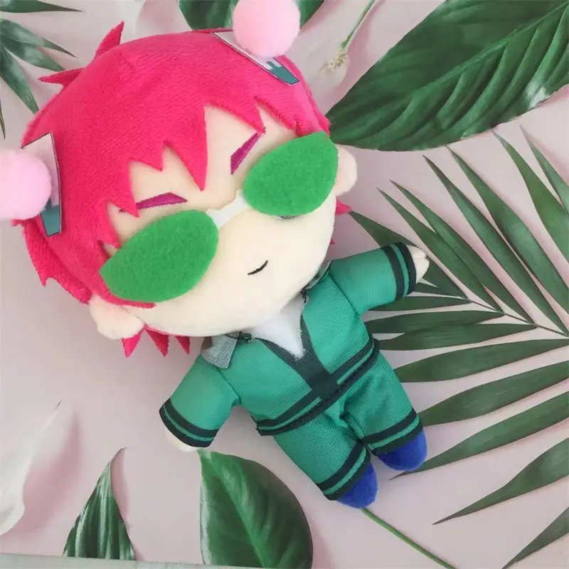 Saiki Kusuo Plush Doll Toy 20cm The Disastrous Life of Saiki K Cosplay Cute Soft Stuffed Pillow Gift