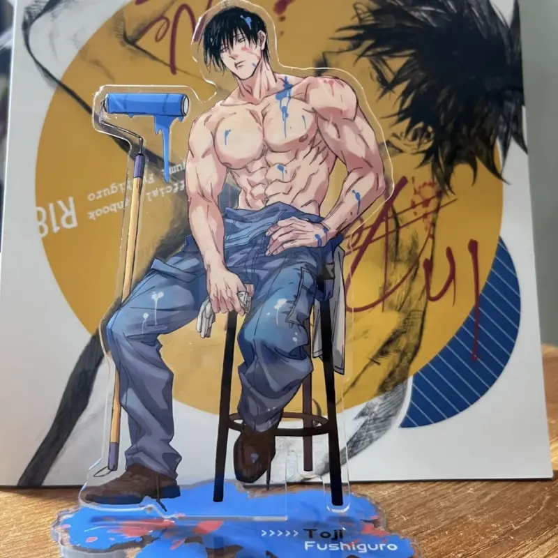 Anime Jujutsu Kaisen Acrylic Stand Ryomen Sukuna Geto Suguru Satoru Gojo Fushiguro Toji Signboard Desktop Decoration Kids Gift