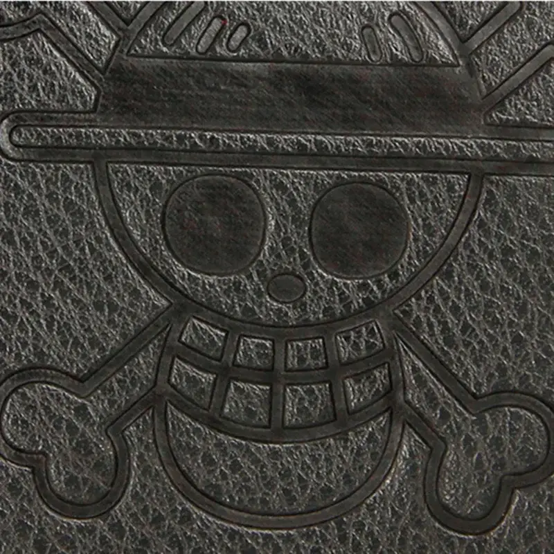 Anime One Piece Wallet Luffy Straw Hat Pirates Men's Short Wallet Multi-function Multi-card Slot Wallet Card Holder Purse Gift