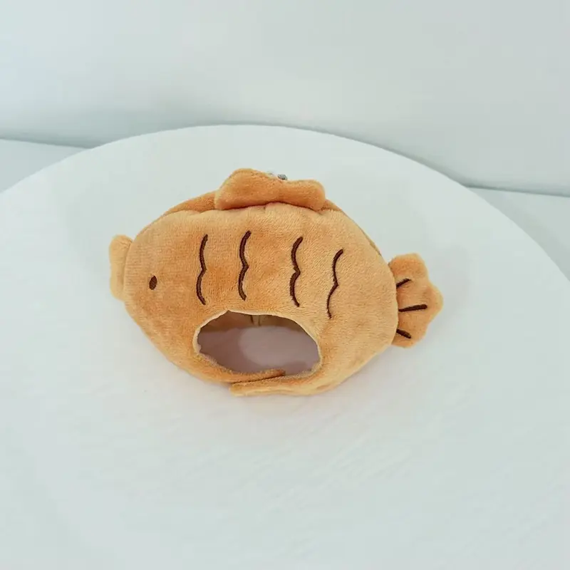 New Adorable Cotton Doll Headwear Set 10cm Doll Self-Deprecating Bear French Fries Taiyaki Octopu Headwear Set Doll Accessory